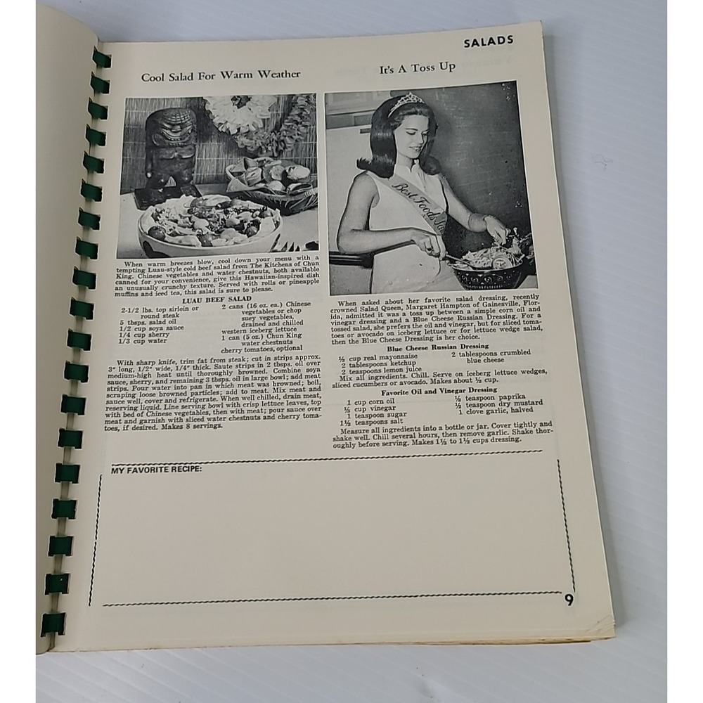 VTG 1970's Our Favorite Recipes Ladies Auxiliary VFW Hillsboro Ohio Cookbook - Picture 10 of 12